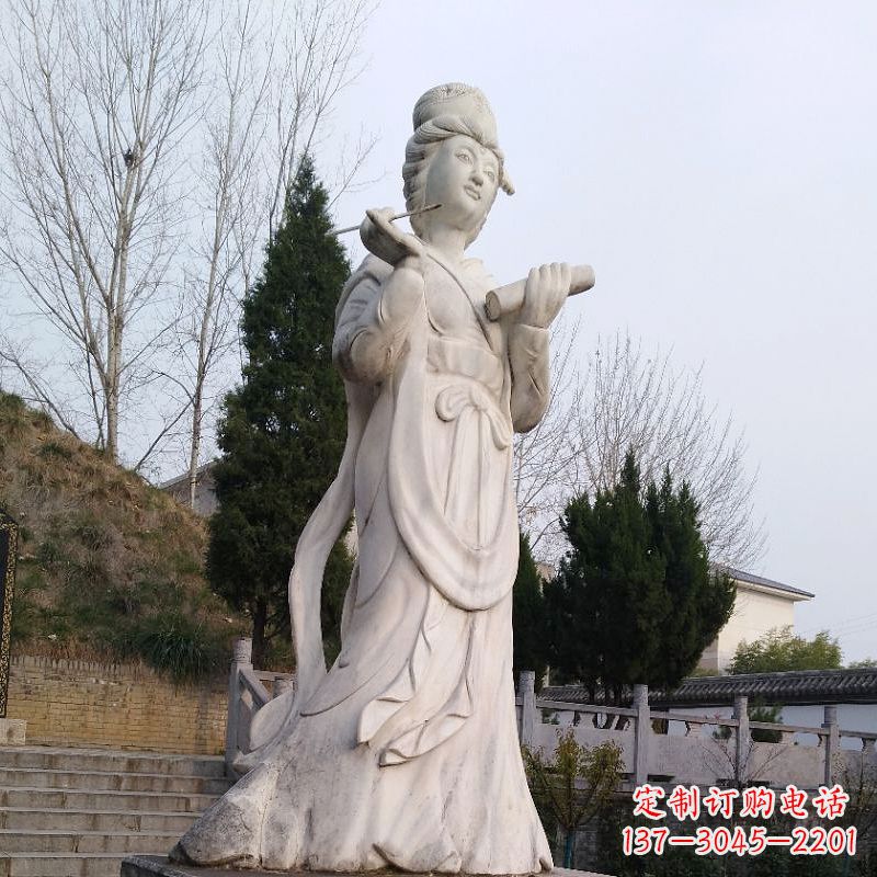 聊城精美雕塑勾勒出蔡文姬传奇