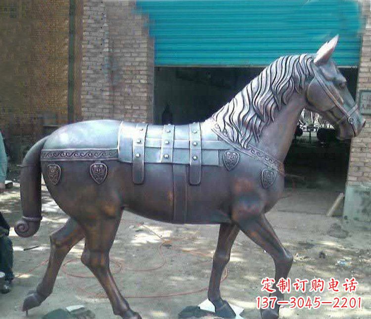 聊城马铜雕塑传递草原动物的非凡魅力