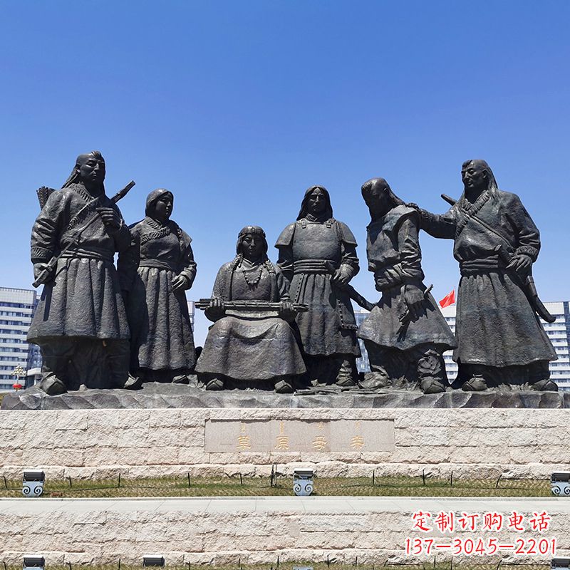 聊城草原母亲——传承爱的雕塑