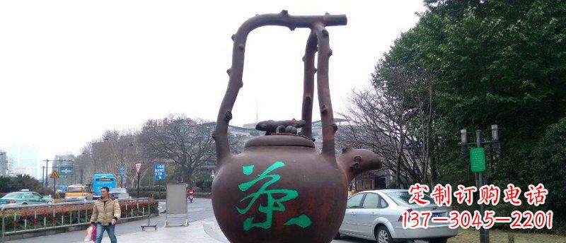 聊城茶壶雕塑——展现艺术精妙