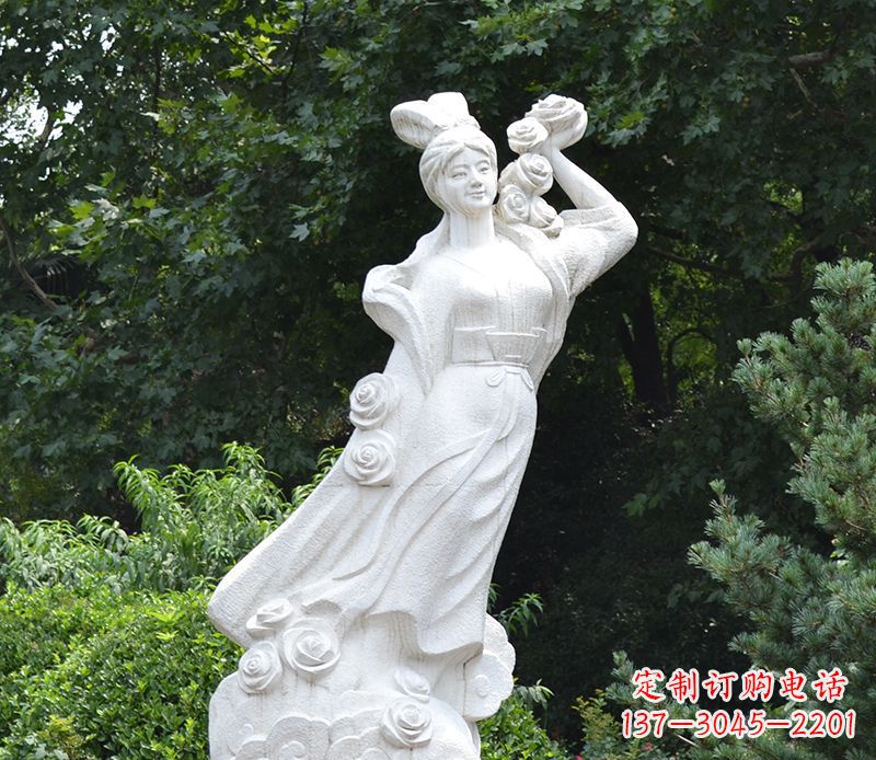 聊城嫦娥奔月石雕绝美之作