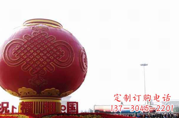 聊城不锈钢灯笼雕塑——美丽城市的艺术装饰