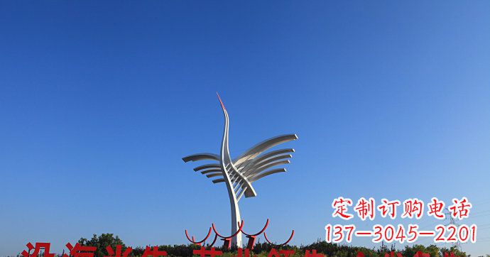 聊城仙鹤雕塑给城市带来独特的美感