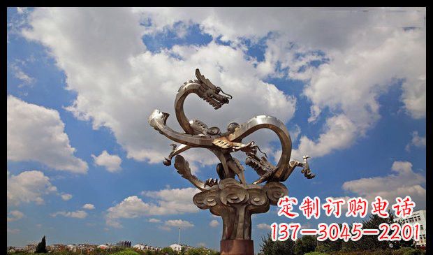 聊城龙雕塑流动的艺术形式