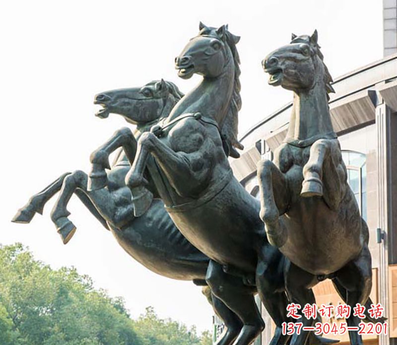聊城马雕塑集传统文化与现代装置艺术于一身