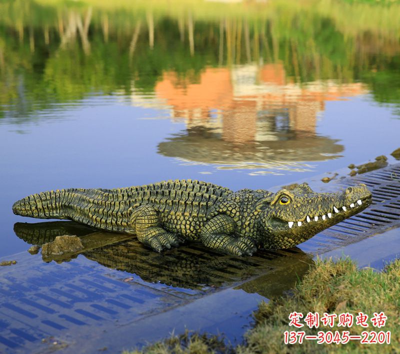聊城玻璃钢水池雕塑——池塘水景的精美装饰