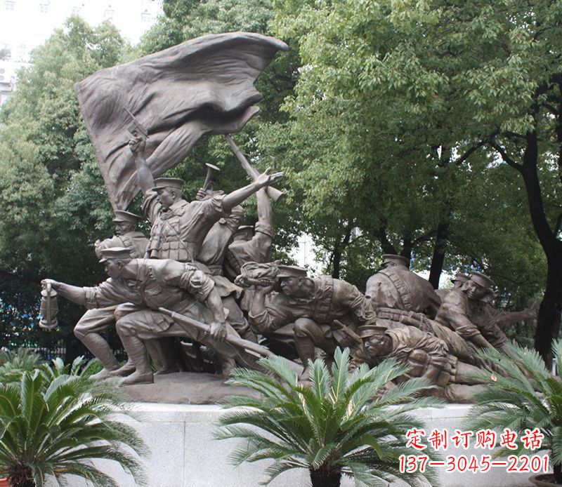 聊城革命战士的荣耀——铜雕的艺术之美