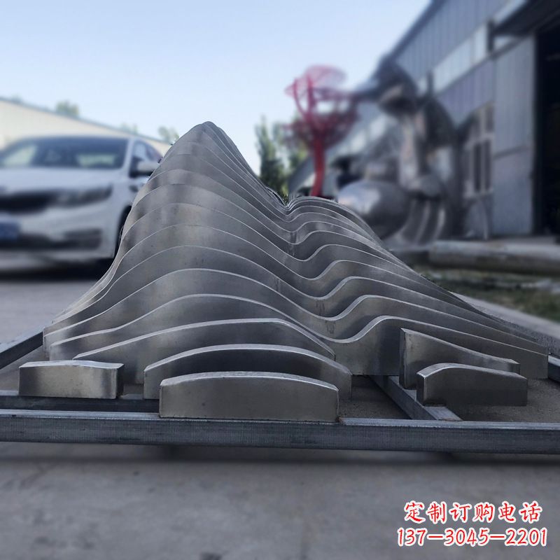 聊城不锈钢假山雕塑精致耐用的艺术品