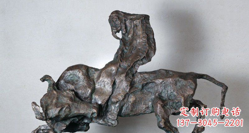聊城精美的动物铜雕,赋予公园以灵性与生机