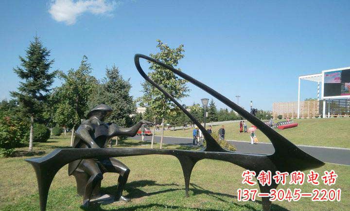 聊城雕刻旋律钢琴雕塑