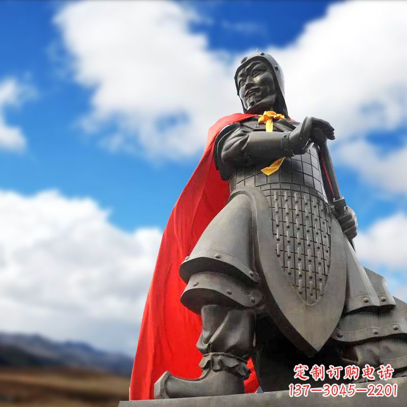 聊城项羽雕塑——历史名人古代帝王的象征