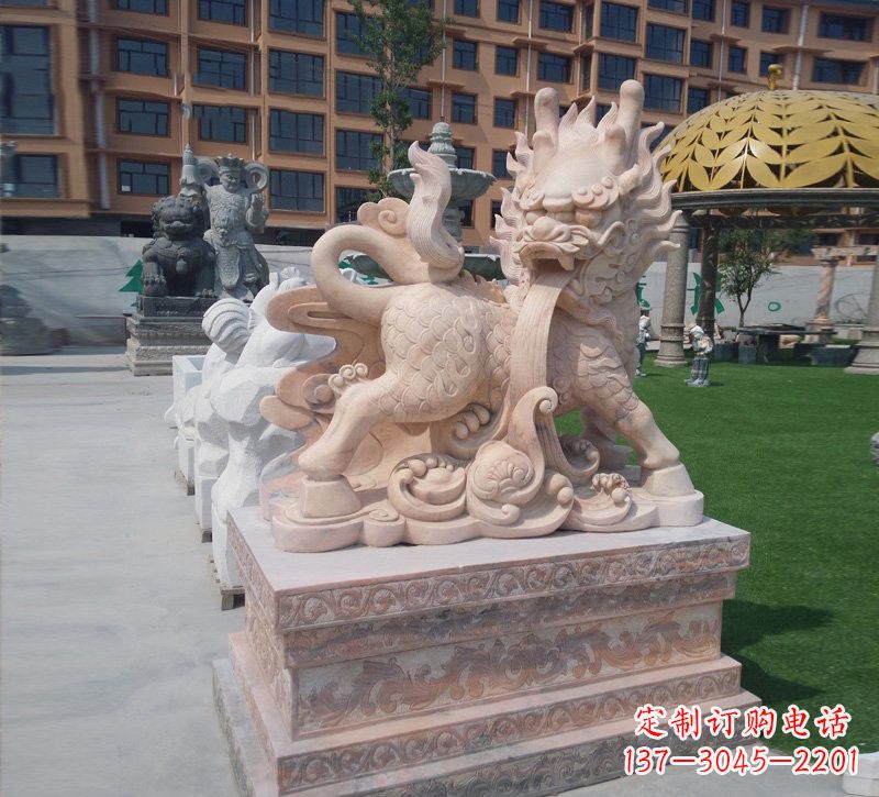 聊城传统石雕麒麟