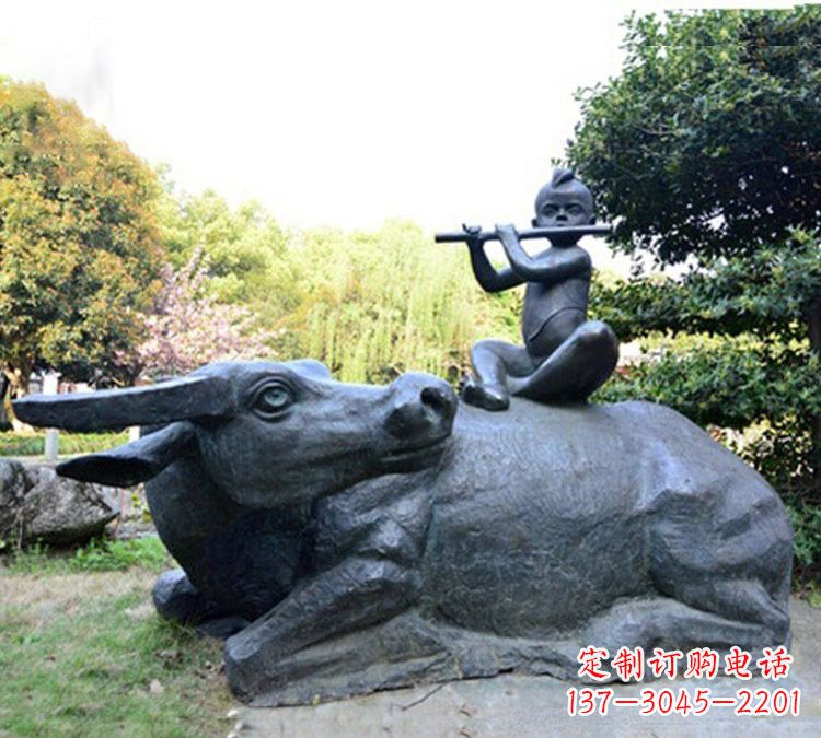 聊城牧童雕塑传承民间文化