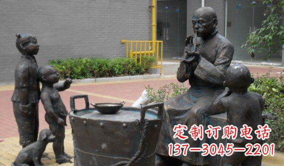 聊城糖人雕塑温暖的童年回忆