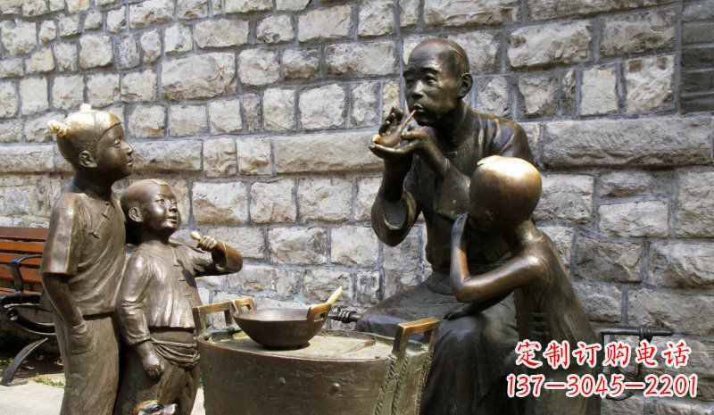 聊城糖果街的精美雕塑