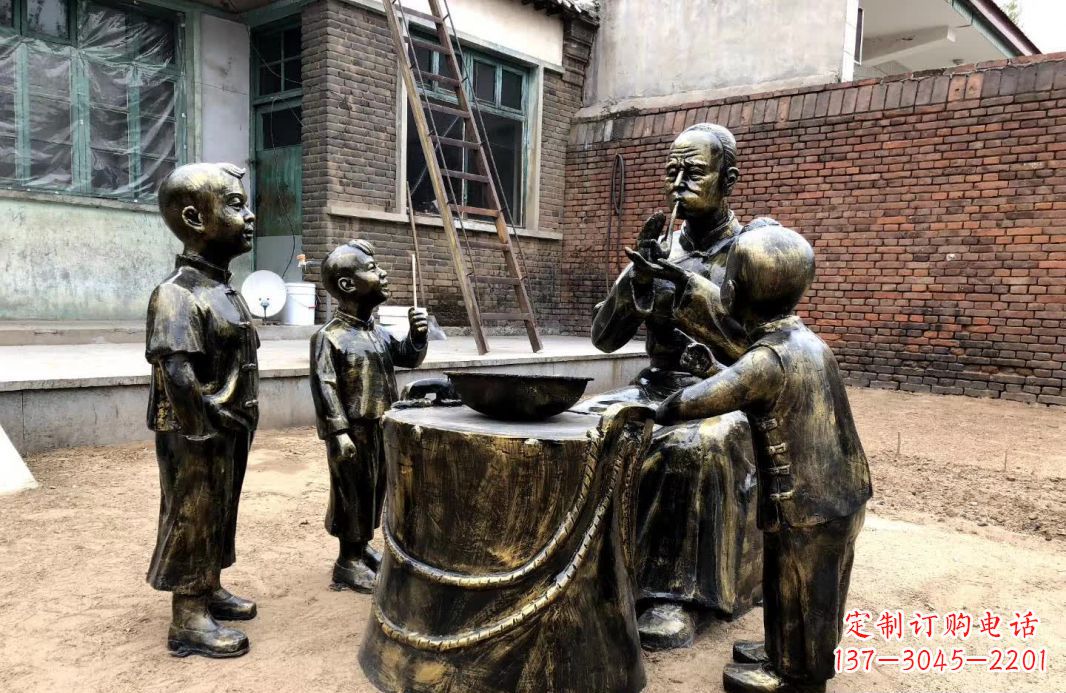 聊城糖人雕塑缅怀中国传统文化