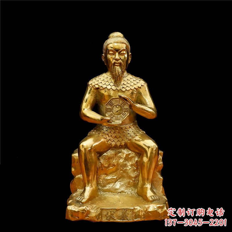 聊城伏羲大帝神像汇聚古老文明中的象征