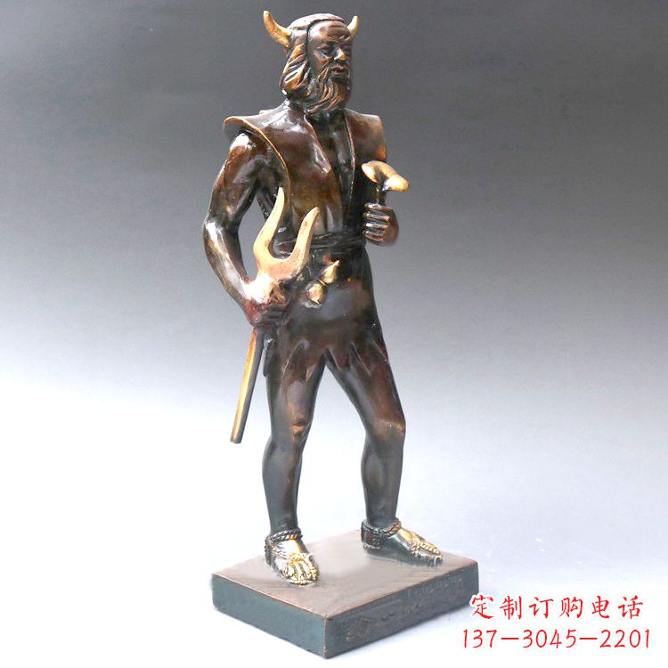 聊城神农雕塑传承中华文化