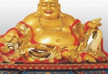 聊城弥勒佛铜雕的精美