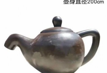 聊城青铜茶壶雕塑——彰显传统文化的艺术精髓