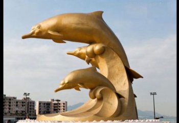 聊城海豚雕塑——美丽的城市标志