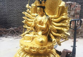 聊城精美纯铜千手观音雕塑