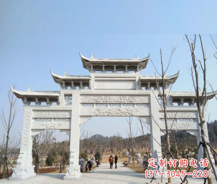 聊城“村口三门石雕牌楼”——悠久历史的见证