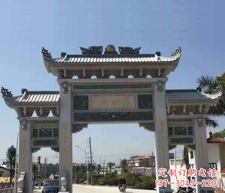 聊城石牌坊雕塑——缅怀深厚的历史情谊