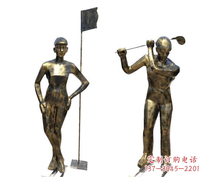 聊城高尔夫雕塑传承高尔夫文化的艺术精品