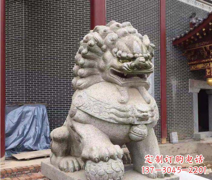 聊城巨型大理石狮子雕塑