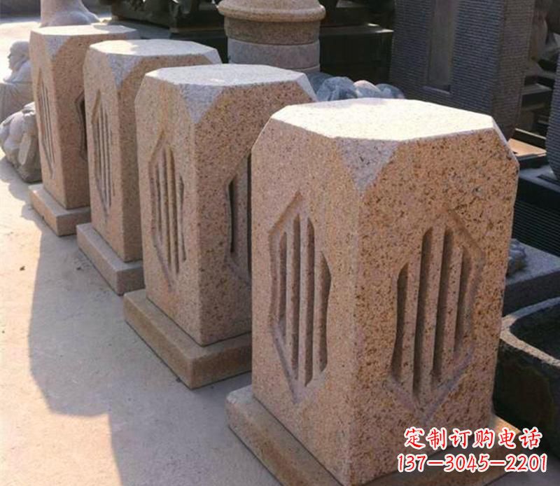 聊城精美的大理石灯雕塑