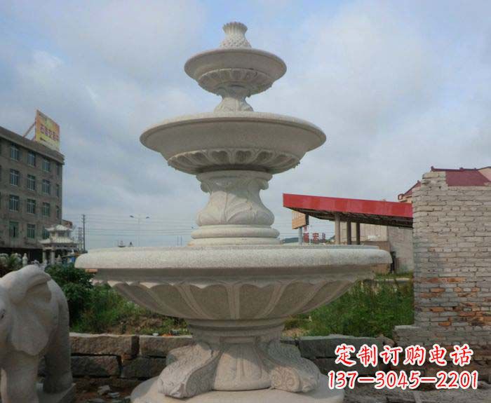 聊城喷泉雕塑灵动精致的大理石美