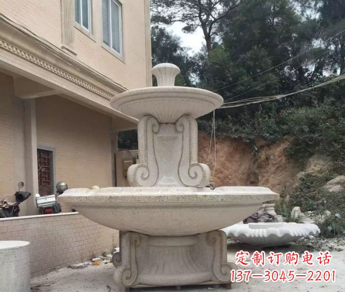 聊城大理石大型喷泉雕塑精致美观又富有艺术气息