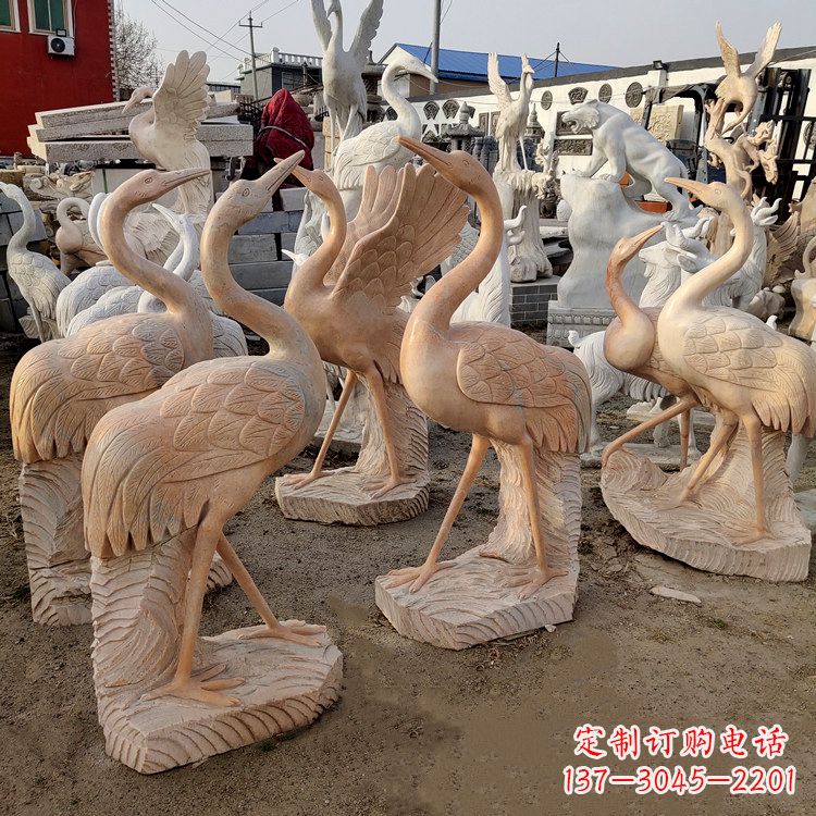 聊城仙鹤雕塑艺术的经典之作