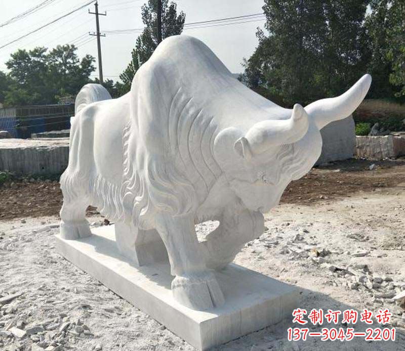 聊城大理石动物雕塑美丽的艺术品