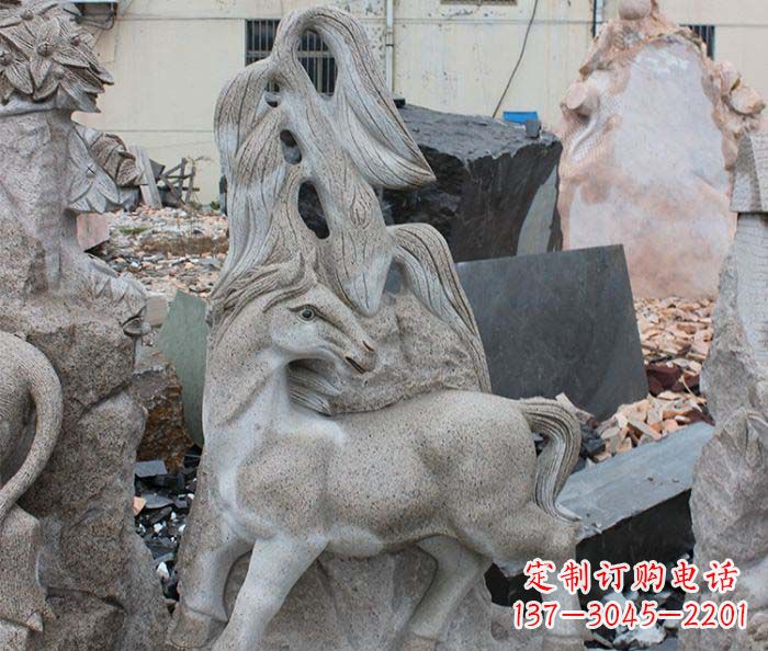 聊城大理石动物雕塑丰富多彩的艺术品