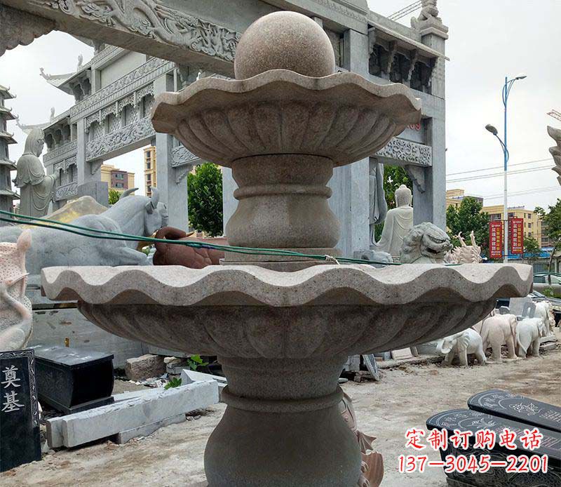 聊城大理石多层喷泉石雕