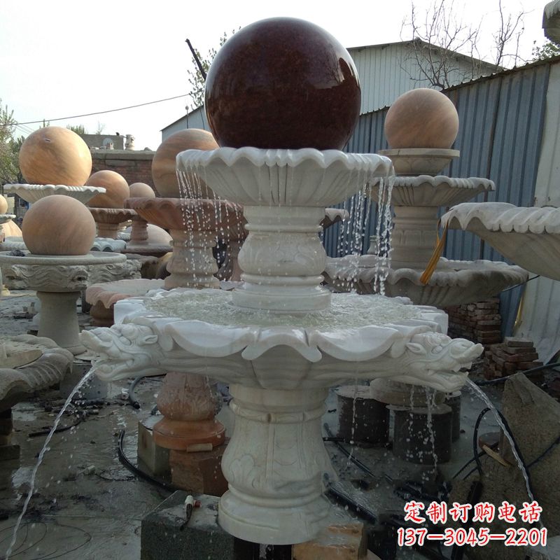 聊城大理石风水球雕塑传统文化的艺术精髓