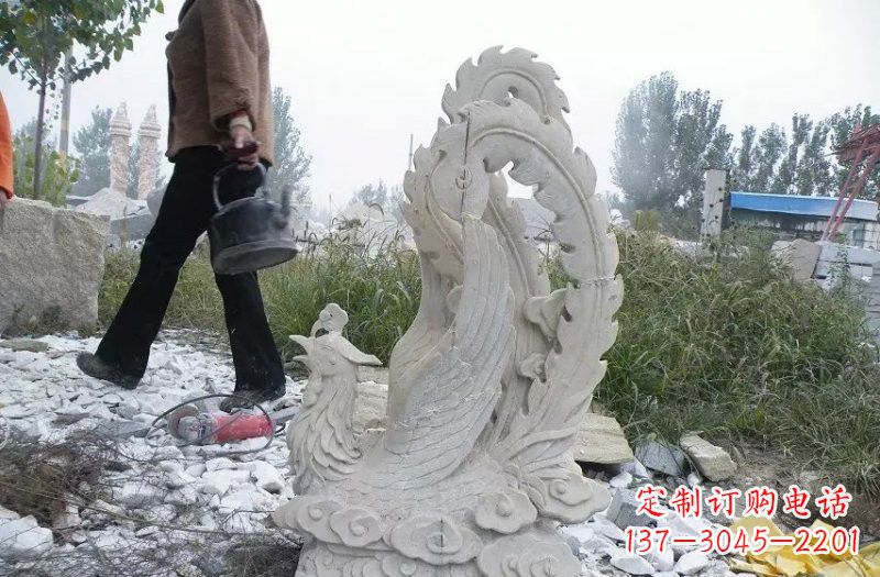 聊城凤凰雕塑传承瑰丽的古老文化