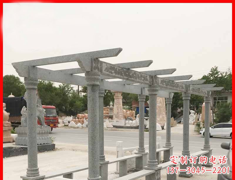 聊城大理石公园石雕长廊高端定制雕塑