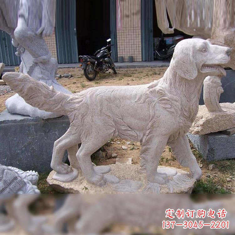 聊城大理石狗雕塑——精致的狗雕塑,让你的生活更有趣