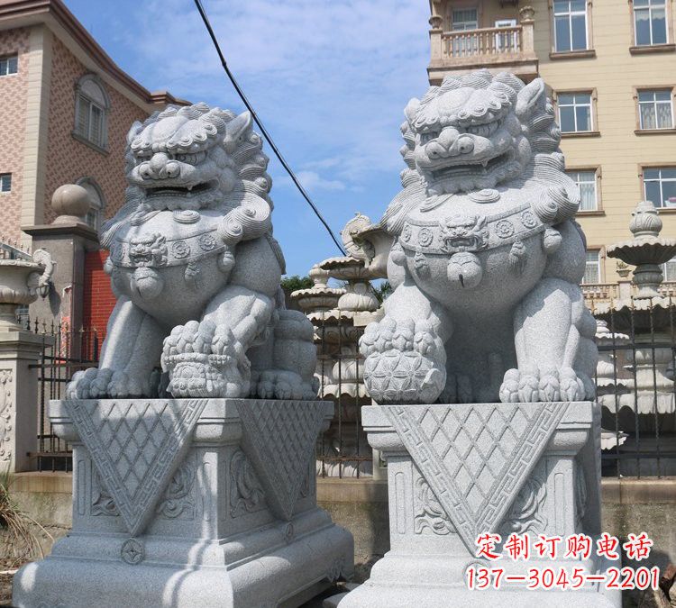 聊城大理石狮子雕塑，助您拥有完美的家居装饰