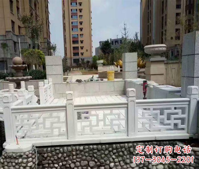 聊城精美大理石国旗台石雕雕塑