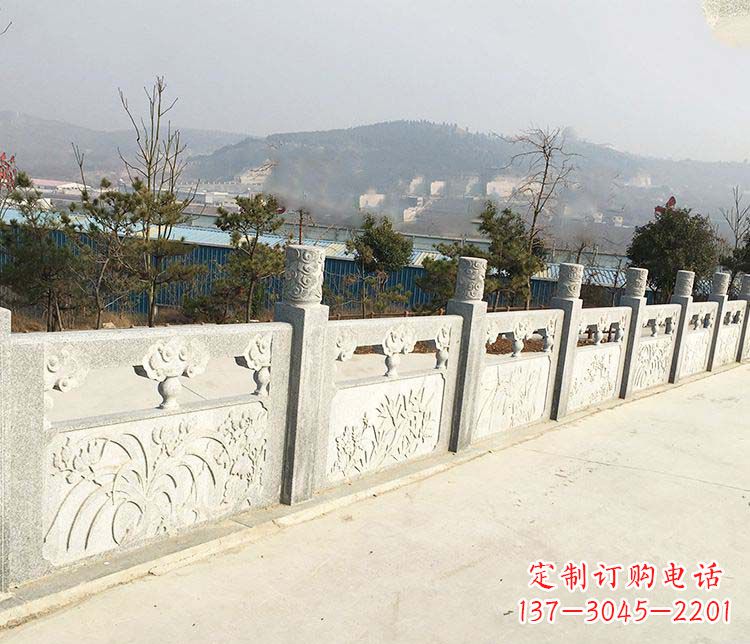 聊城大理石护城河栏板石雕