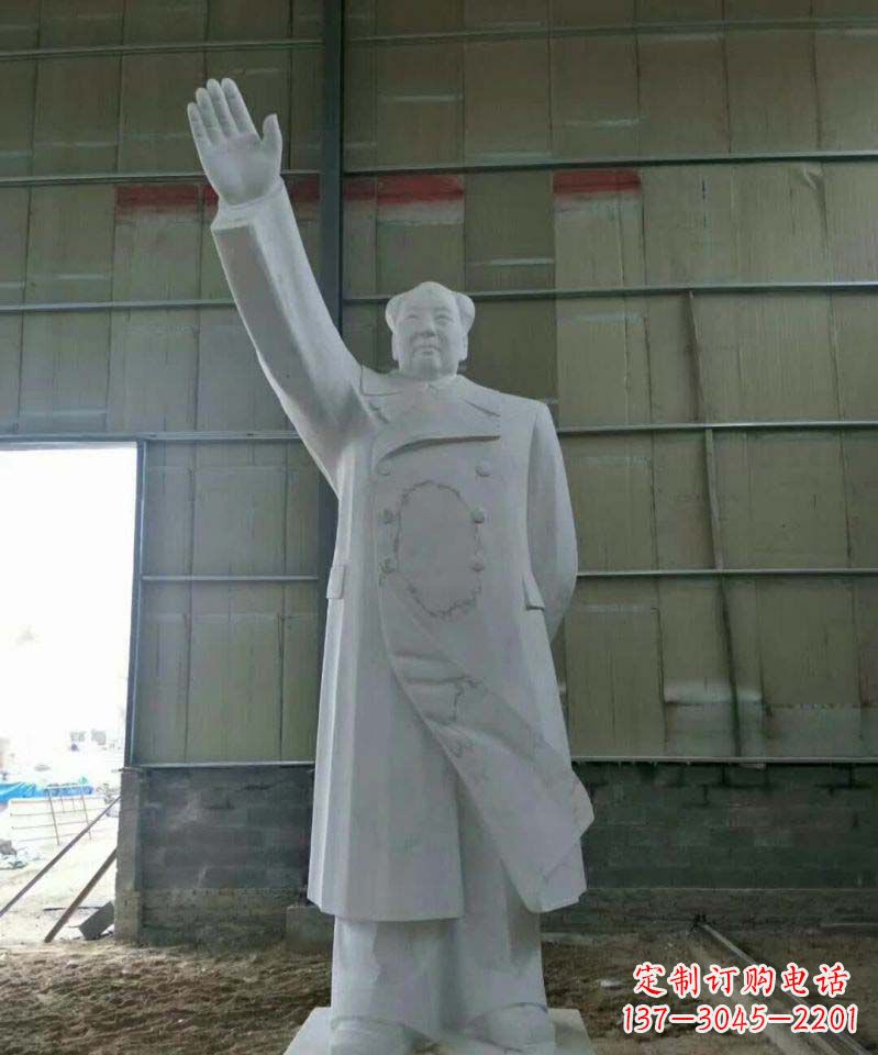 聊城精美大理石主席雕塑