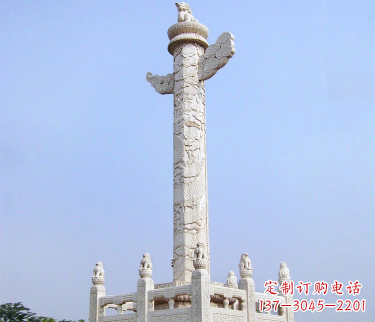 聊城大理石华表雕塑