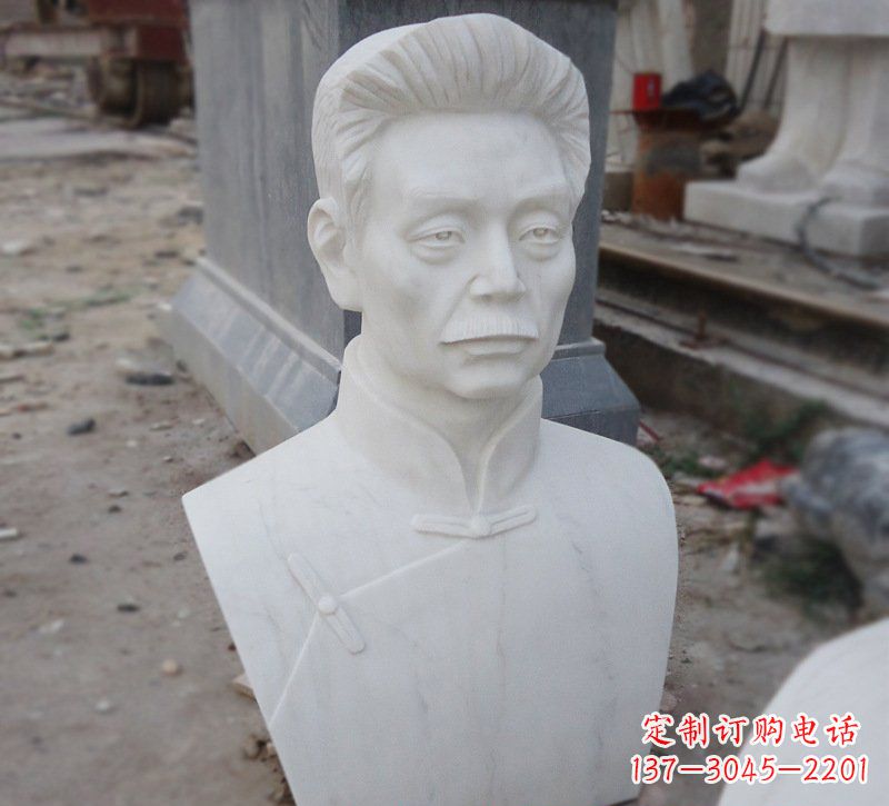 聊城传承文化魅力·鲁迅头像精美雕塑