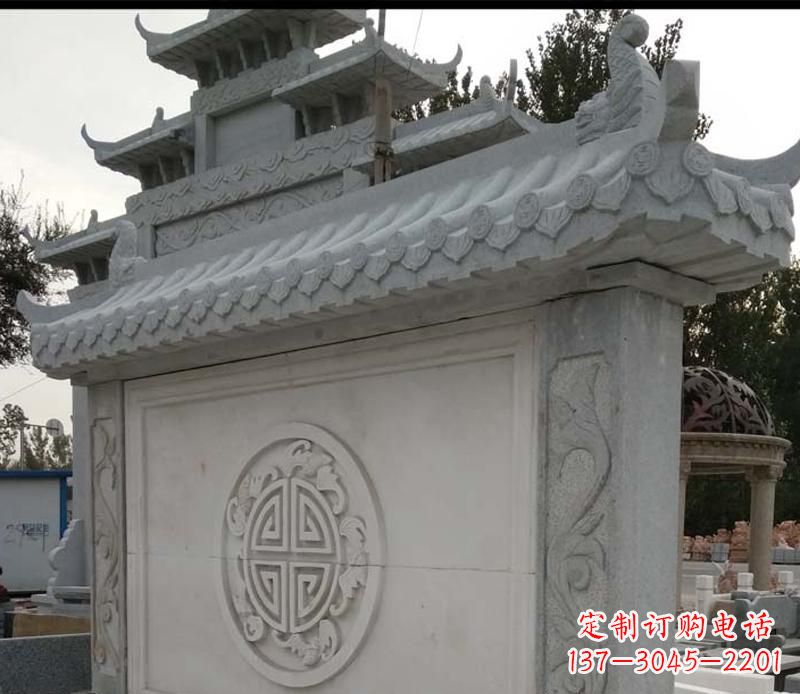 聊城精美大理石影壁雕塑