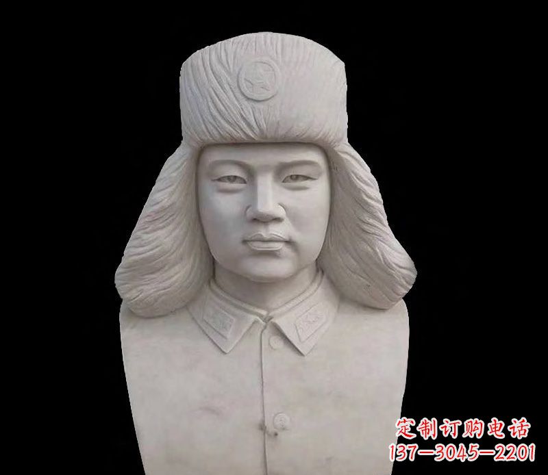 聊城激励青年的雷锋石雕