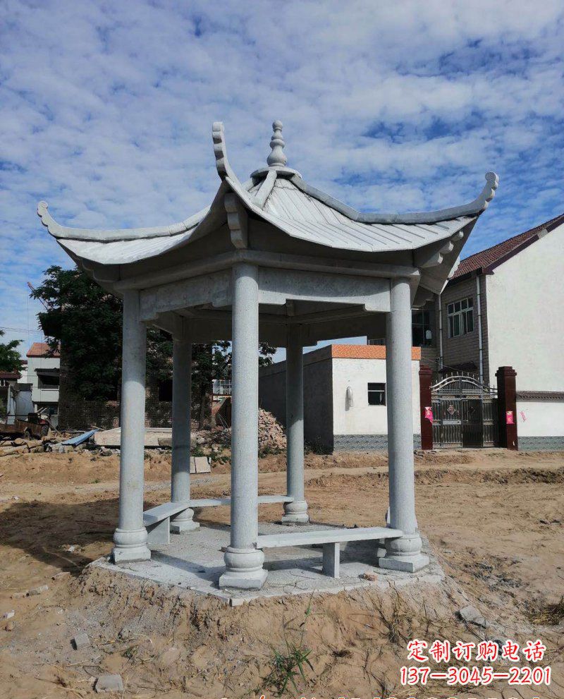 聊城典雅大理石凉亭雕塑